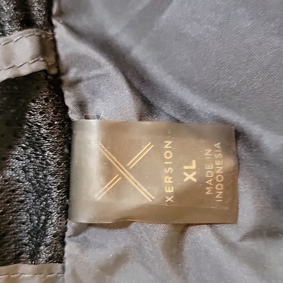 Grey Hooded Jacket with safety reflector straps in back & arms - Picture 4 of 4